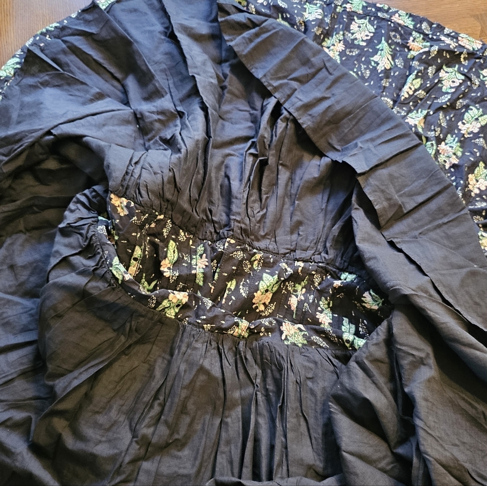 Pilcro Long-Sleeve Mock-Neck Swing Mini Dress Anthropologie 1X - Picture 6 of 16
